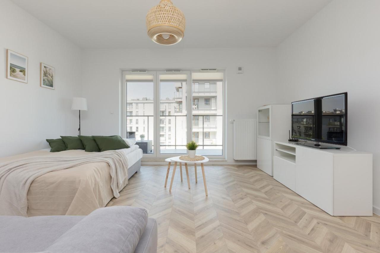 Ursus Sunny Studio For 4 Guests With Parking & Balcony By Noclegi Renters Varsavia Esterno foto