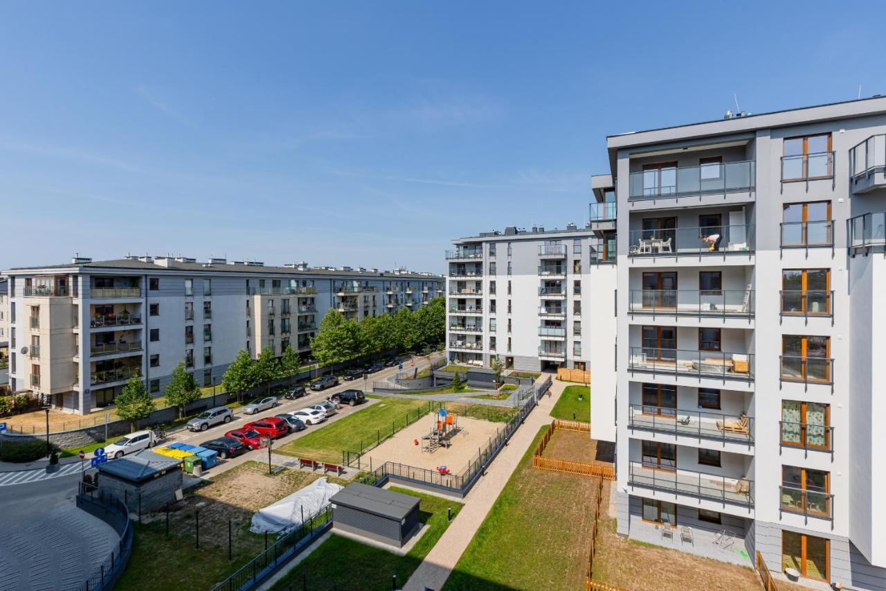 Ursus Sunny Studio For 4 Guests With Parking & Balcony By Noclegi Renters Varsavia Esterno foto